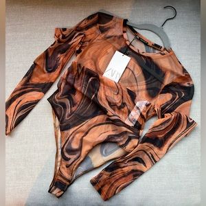 Brand new with tags Zara bodysuit size S